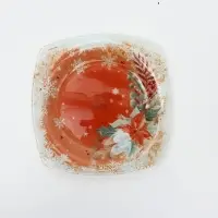 Тарелка  квадратная"Розовая сказка", 20 см