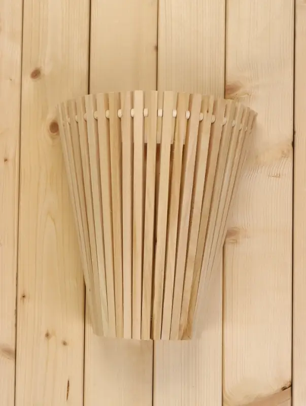 Абажур для бани и сауны &laquo;Свет&raquo;, липа, 28&times;15&times;31 см, настенный, &laquo;Добропаровъ&raquo;