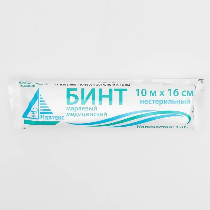 Бинт медицинский нестерильный 16 х 1000 см 28 гр/м2
