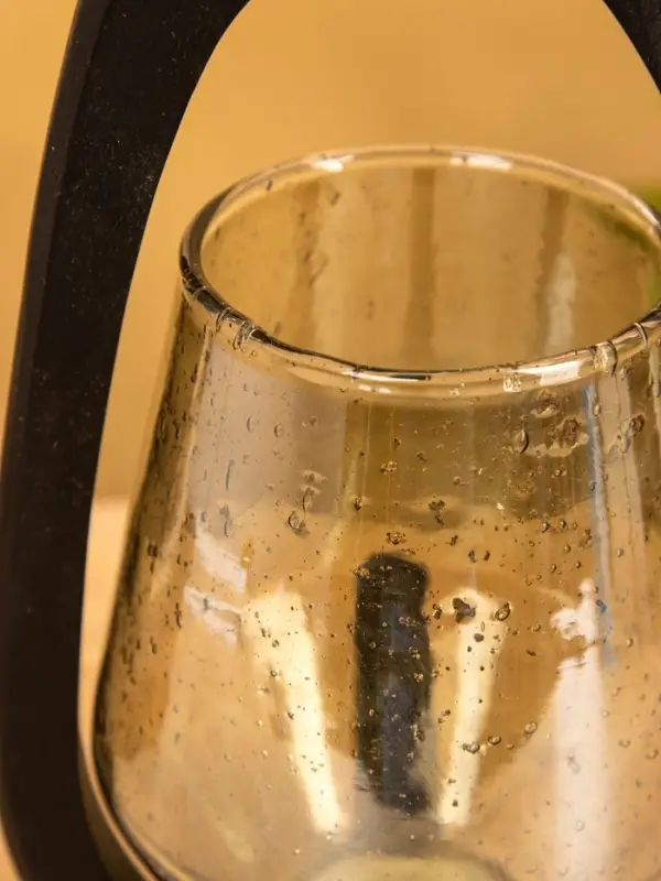 Подсвечник Подсвечник "Аура" 13х15х26 см, стекло, дерево