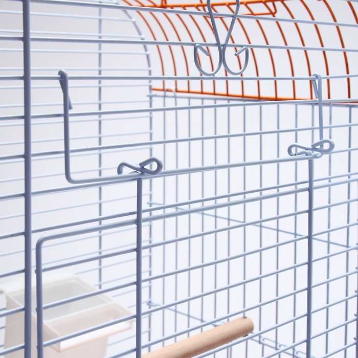 Клетка для птиц Bd-3/1o, раскрывающаяся крыша, 47,5 х 37 х 70 см, красная Клетка для птиц Bd-3/1o, раскрывающаяся крыша, 47,5 х 37 х 70 см, красная