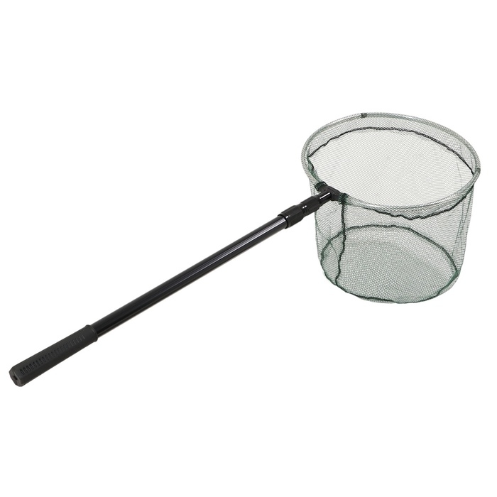 Подсачник складной телескопический П-01, усиленный, 170 см, круглый обод 35 см, капрон Подсачник складной телескопический П-01, усиленный, 170 см, круглый обод 35 см, капрон