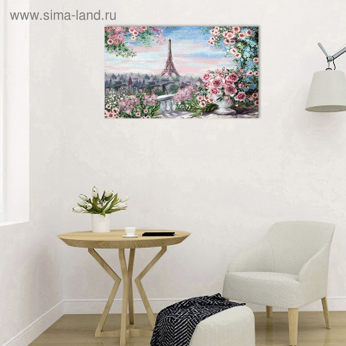 Картина на холсте Картина на холсте "Вид на башню" 60*100 см