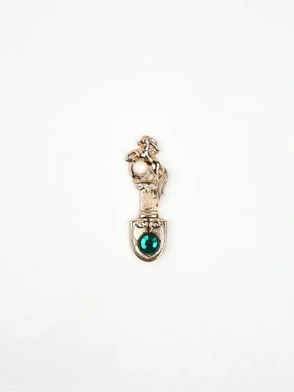 Ложка-загребушка c камнем «Удачи в новом году»