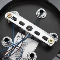 Светильник потолочный BayerLux &laquo;Рони&raquo;, люстра 5хЕ27, 40 Вт, чёрный, 62&times;62&times;23 см