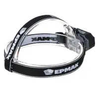 Фонарь налобный тм ЕРМАК, 2 P30 LED +3 SMD, 5 режимов, 1200мАч, 7,2х4,8х4см, USB кабель, пластик