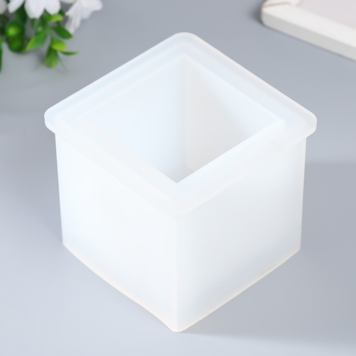 Молд силикон Молд силикон "Подсвечник квадратный" 10х9,4х8,7 см