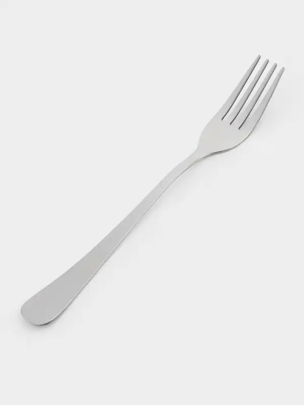 Вилка столовая &laquo;Уют&raquo;, длина 20 см, толщина 1.8 мм, цвет серебряный