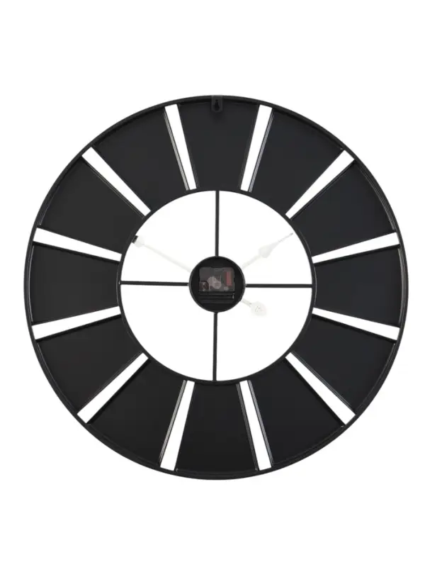 Часы настенные интерьерные &laquo;Номера&raquo;, серия: Лофт, дерево, металл, бесшумные, плавный ход, d=50 см, от батарейки 1&times;АА