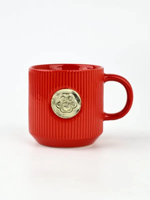 Кружка новогодняя керамическая &laquo;Лапка&raquo;, 350 мл