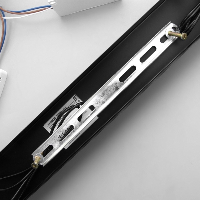 Светильник с ПДУ Светильник с ПДУ "Спираль" LED 120Вт 3000-6000К черный 100х28х27 см