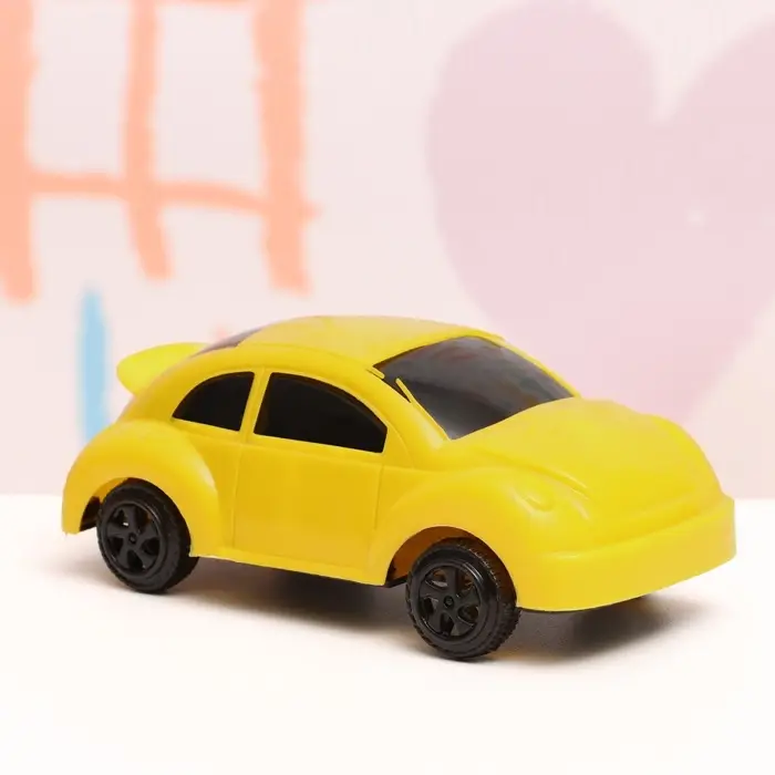 Машинка пластмассовая «Жук», 11×6×4 см, МИКС Машинка пластмассовая «Жук», 11×6×4 см, МИКС