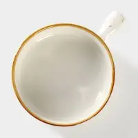 Кокотница Magistro &laquo;Церера&raquo;, 500 мл, d=15 см, фарфор, белая