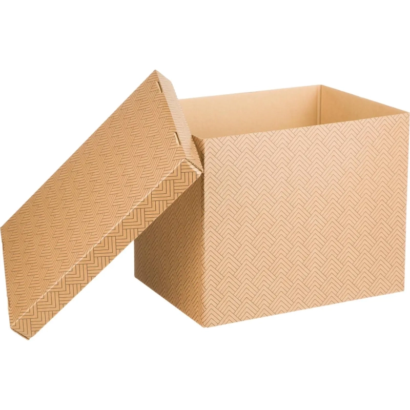 Короб для хранения Attache Графит 390х320х290 усилен.дно ККД-1,бурый,3шт/уп