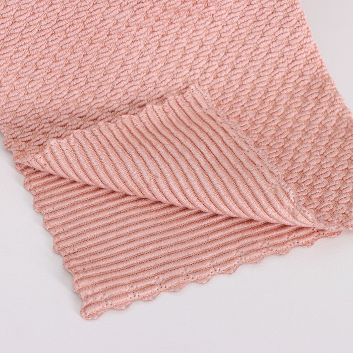 Набор салфеток из микрофибры Доляна «Бантик», 30×30 см, 5 шт Набор салфеток из микрофибры Доляна «Бантик», 30×30 см, 5 шт