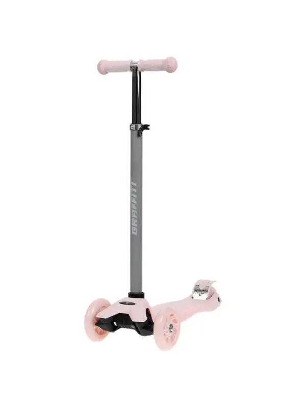 Самокат GRAFFITI Baby, колёса световые PU 120/70 мм, ABEC 7, розовый
