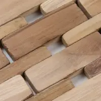 Коврик из тикового дерева, 30&times;20&times;0.7 см