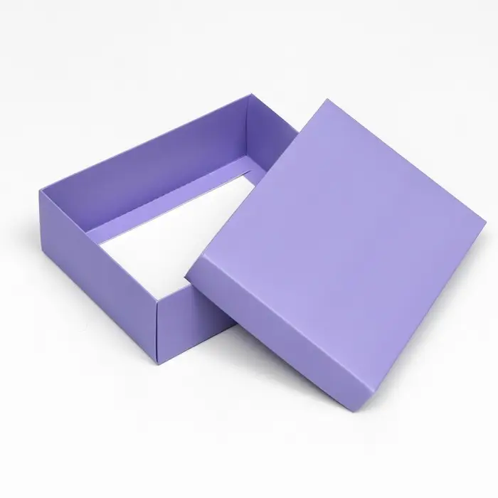 Коробка подарочная складная, упаковка, крышка - дно, сиреневая, 16.5×12.5×5.2 см Коробка подарочная складная, упаковка, крышка - дно, сиреневая, 16.5×12.5×5.2 см