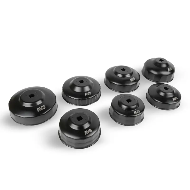 Набор съемников масляного фильтра тип "чашка" (65-100 мм) 15 пр. в кейсе AVS FWCS-15