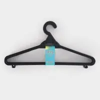 Плечики - вешалки для одежды, 5 шт., размер 46-48, чёрные