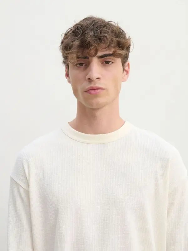 Футболка с длинным рукавом Thermal T, бежевая (неокрашенная), размер S Футболка с длинным рукавом Thermal T, бежевая (неокрашенная), размер S