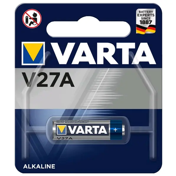 Батарейка Varta ENERGY LR27/A27/MN27 BL1 Alkaline 12V (4227) (1/10/100) Батарейка Varta ENERGY LR27/A27/MN27 BL1 Alkaline 12V (4227) (1/10/100)