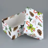 Набор подарочных новогодних коробок 10 в 1 «Новогодние мечты», 30×19×11.5 - 12×6.5×4 см Набор подарочных новогодних коробок 10 в 1 «Новогодние мечты», 30×19×11.5 - 12×6.5×4 см