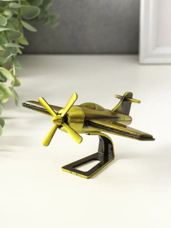 Сувенир металл "Самолёт" 12,2х14х6,5 см