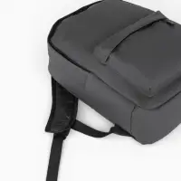 Рюкзак школьный, водонепроницаемый, однотонный, 1 отделение, 3 кармана, 31&times;11&times;40 см, серый