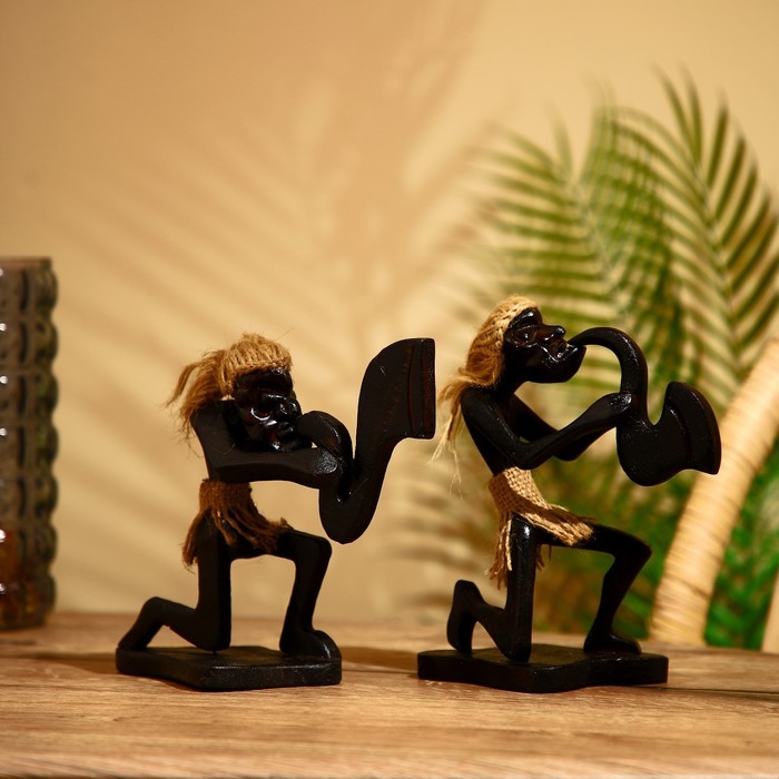 Сувенир из дерева «Абориген музыкант», 15×8×19 см Сувенир из дерева «Абориген музыкант», 15×8×19 см