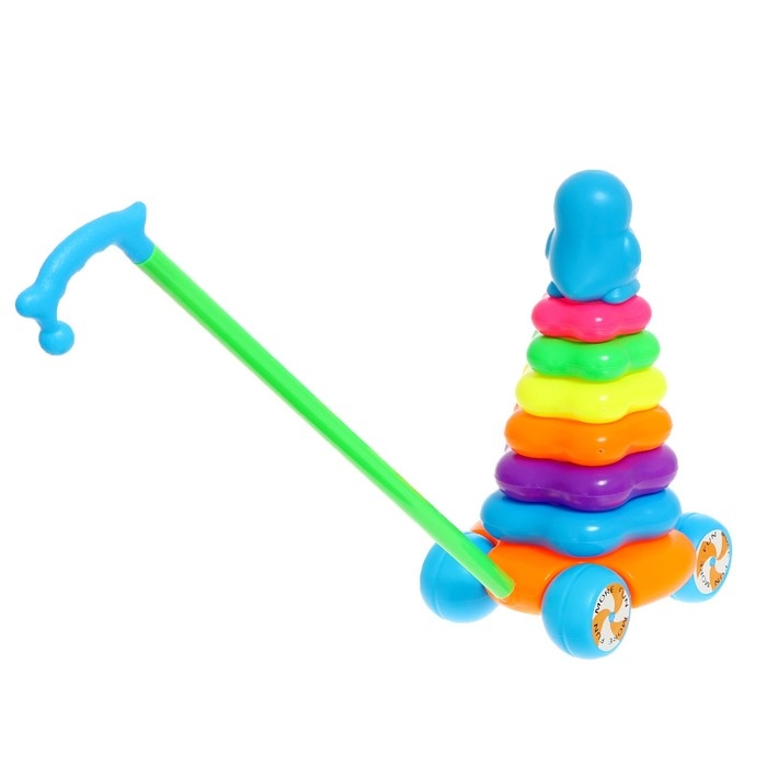 Каталка-пирамидка «Пингвин», 6 колец Каталка-пирамидка «Пингвин», 6 колец