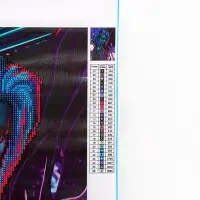 Алмазная мозаика с частичным заполнением на холсте &laquo;Темная ночь&raquo;, 30&times;40 см