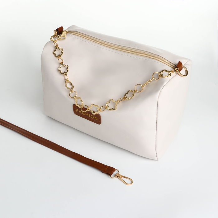 Сумка кросс-боди на молнии, цвет белый Сумка кросс-боди на молнии, цвет белый