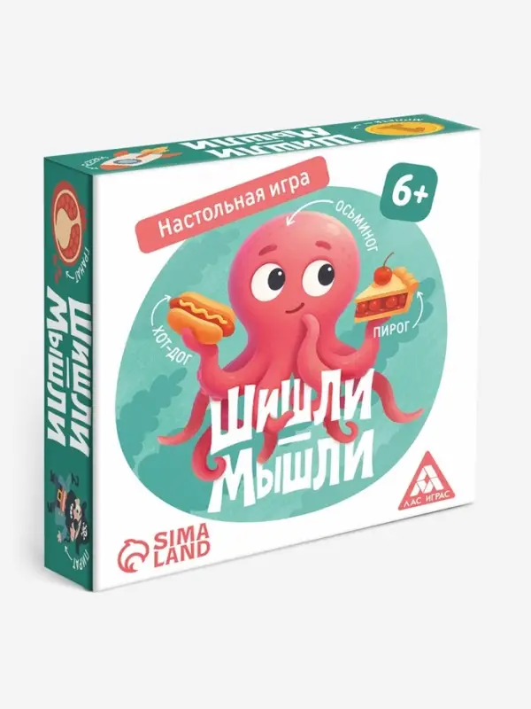 Настольная игра "Шишли-мышли", 6+