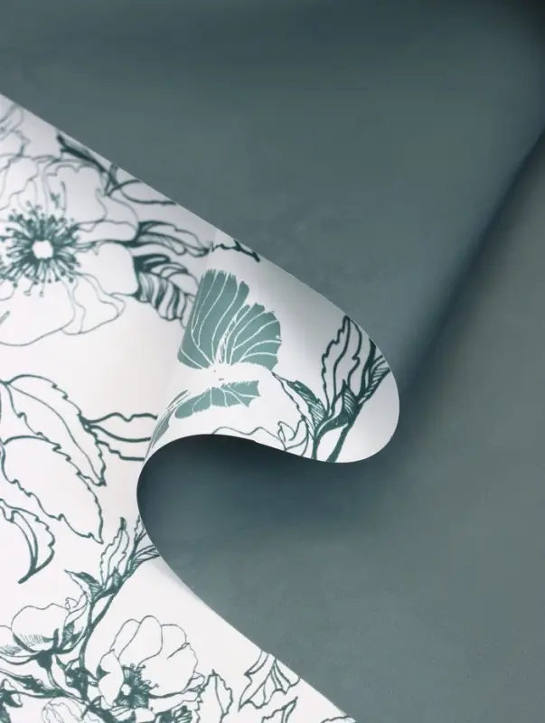 Пленка для цветов, &laquo;Романтичные моменты&raquo;, сине-серый, 57&times;57 см