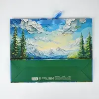 Подарочный пакет &laquo;Горы&raquo;, 40 &times; 31 &times; 11,5 см