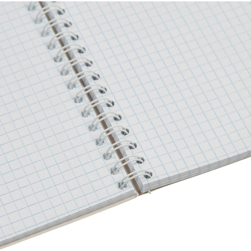 Тетрадь общая Attache,120л,клет,А5,спир,обл.лак.карт