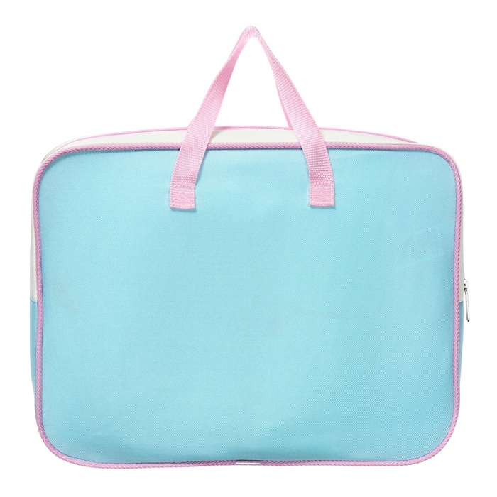 Папка с ручками текстильная А4, 360 х 290 х 70 мм, Erich Krause Pastel Light Blue, пастельная/голубая, 54678 Папка с ручками текстильная А4, 360 х 290 х 70 мм, Erich Krause Pastel Light Blue, пастельная/голубая, 54678