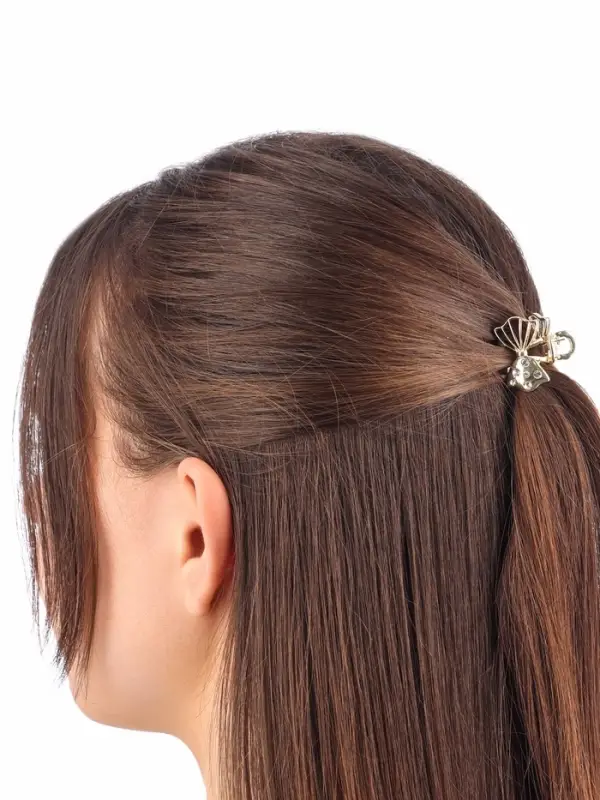 Крабик для волос &laquo;Оливия&raquo;, бант, 2.5 см, золотистый