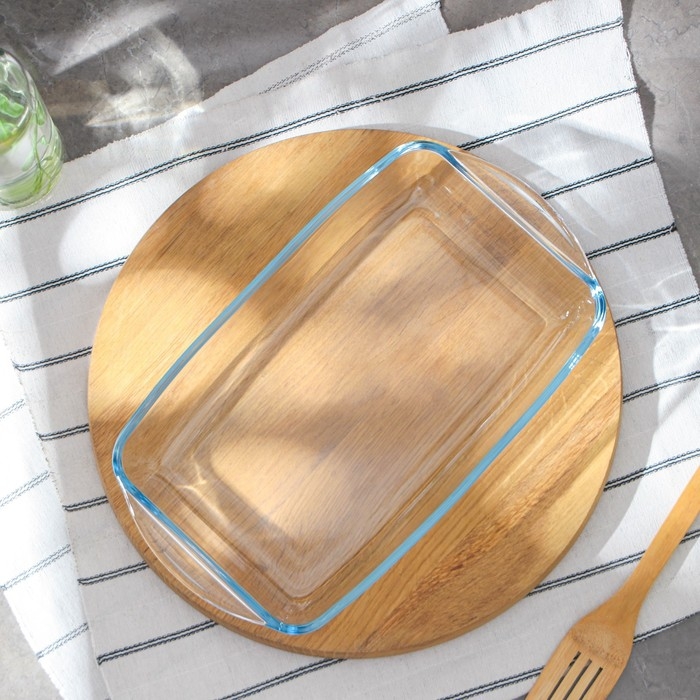 Форма для выпечки и запекания из жаропрочного стекла Borcam, 2 л Форма для выпечки и запекания из жаропрочного стекла Borcam, 2 л