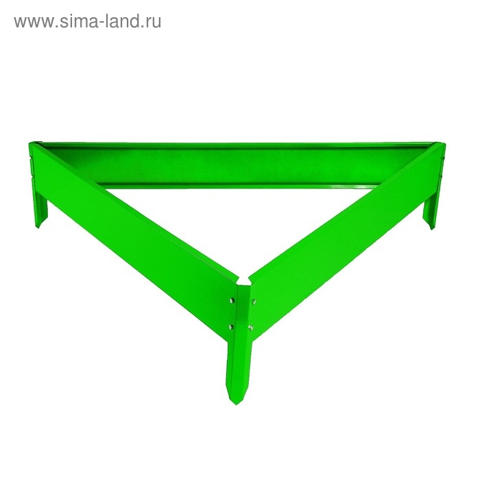 Клумба оцинкованная, 50 × 15 см, ярко-зелёная, «Терция», Greengo Клумба оцинкованная, 50 × 15 см, ярко-зелёная, «Терция», Greengo