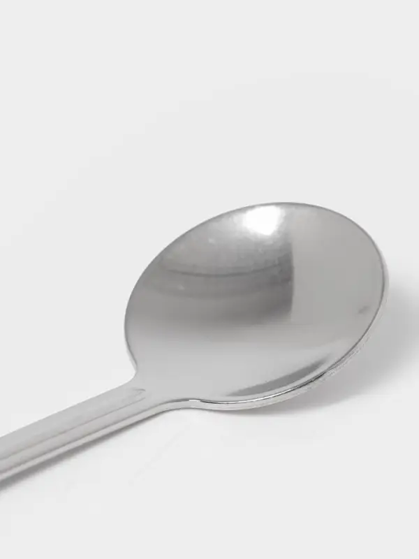 Ложка для специй, длина 12.5 см, толщина 1.2 мм, упрощённой обработки, нержавеющая сталь, серебристая