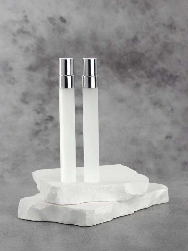 Флакон для парфюма, с распылителем, стеклянный, 10 мл, фасовка - 2 шт, цвет серый Флакон для парфюма, с распылителем, стеклянный, 10 мл, фасовка - 2 шт, цвет серый