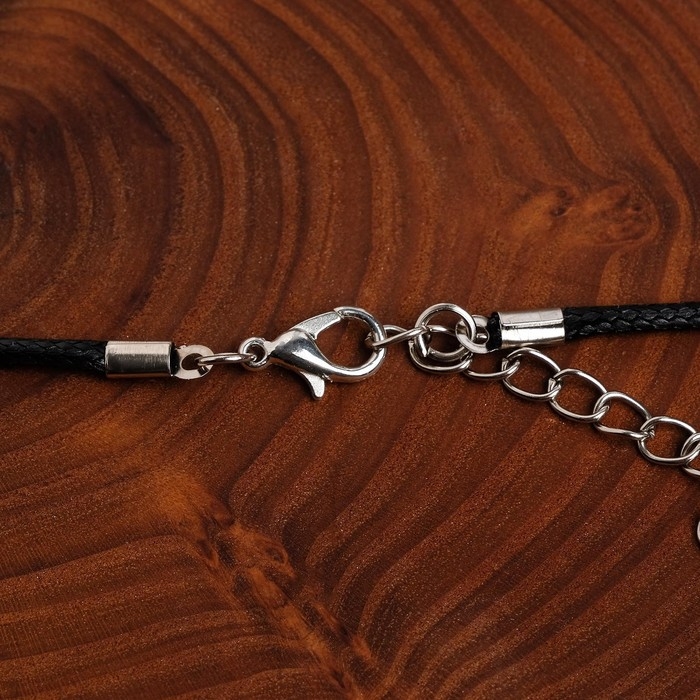 Кулон унисекс «Легенды» взмах крыла, цвет чернёное серебро на чёрном шнурке, 60 см