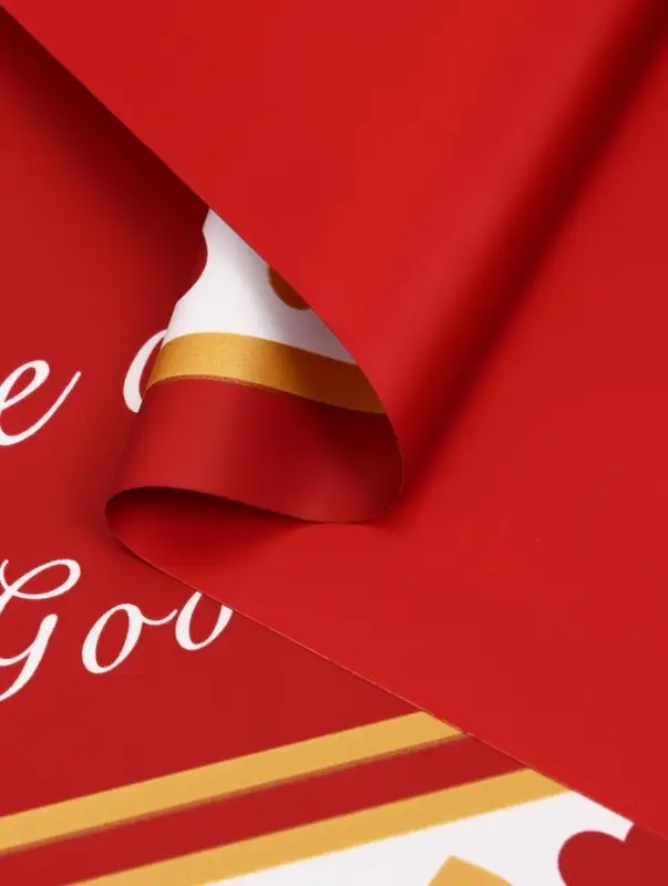 Пленка для цветов, &laquo;Удача&raquo;, винный, 57&times;57 см