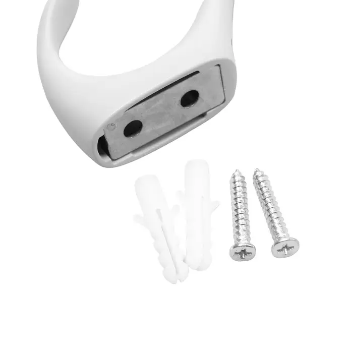 Крючок мебельный CAPPIO HEEL, двухрожковый, цвет лунный серый