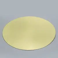 Подложка кондитерская, золотая 28 см - Набор 5 шт.