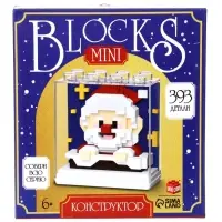 UNICON Конструктор "Mini Blocks", 393 детали, Дед Мороз UNICON Конструктор "Mini Blocks", 393 детали, Дед Мороз