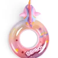 Круг для плавания &laquo;Единорог&raquo;, надувной, d=65 см, от 3 лет, с ручками, розовый
