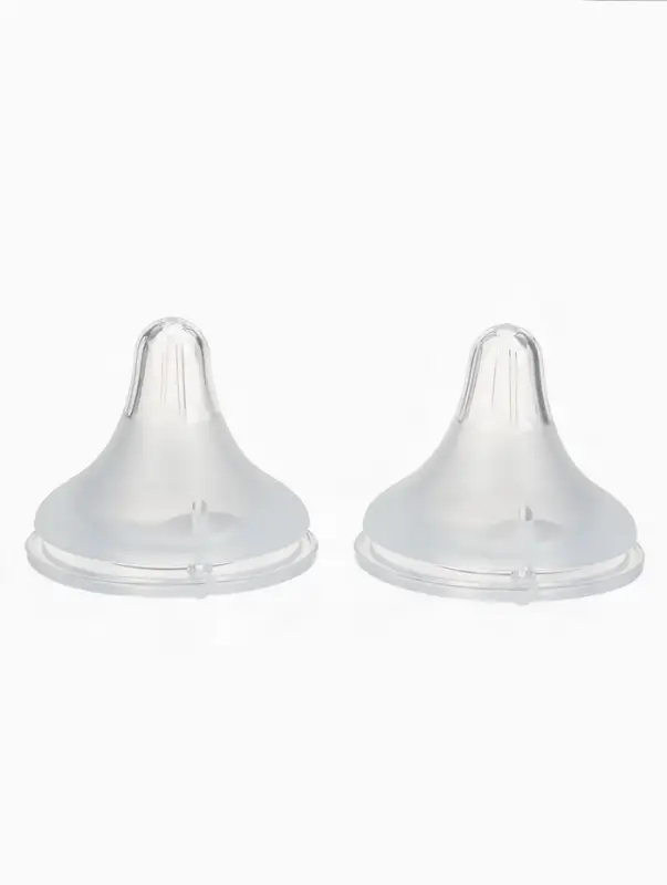 Соска на бутылочку, антиколиковая, 6+, Mum Effect, широкое горло, 2 шт.